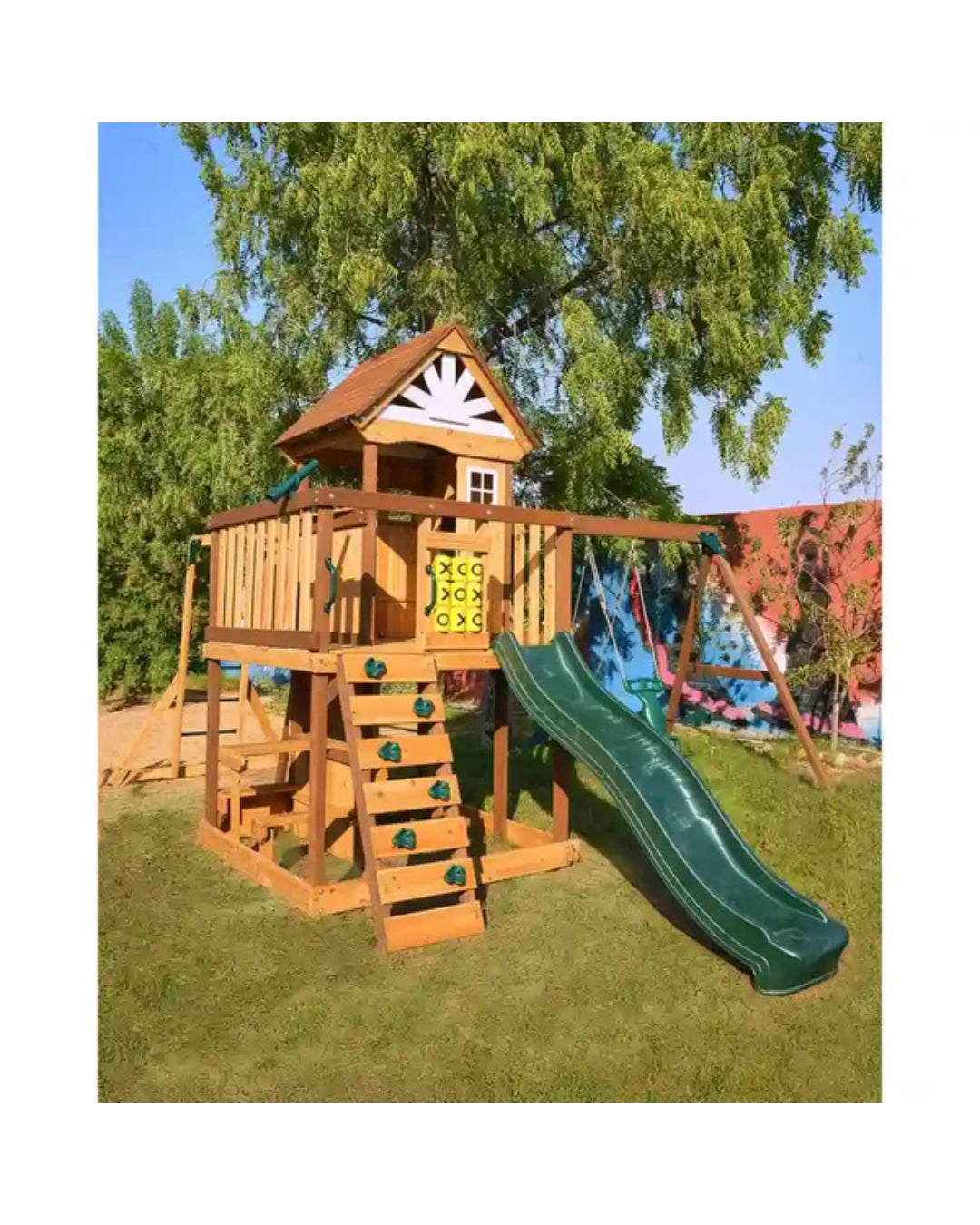 ARABIAN IBEX WOODEN SWING SET  aleemaz.com ARABIAN IBEX WOODEN SWING SET  aleemaz.com